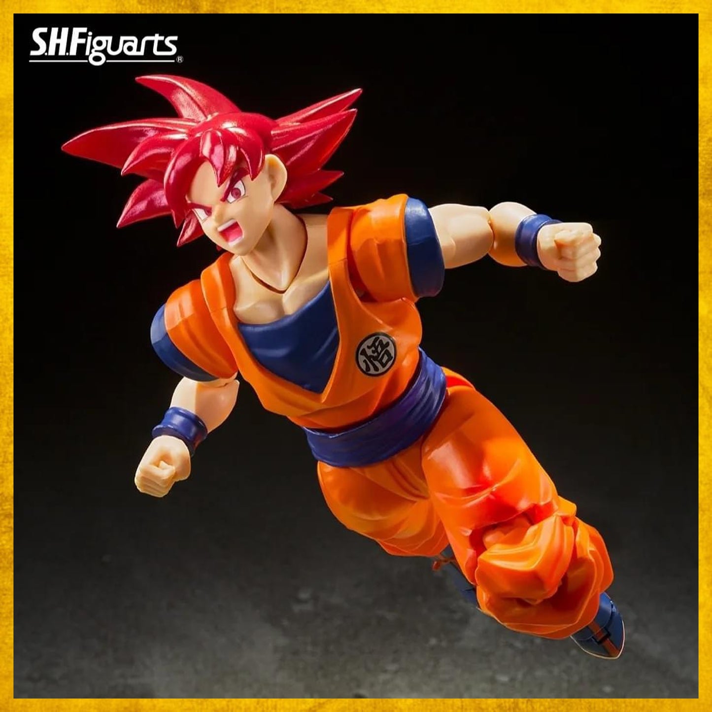 Figura Son Goku Super Saiyan God - S.H. Figuarts