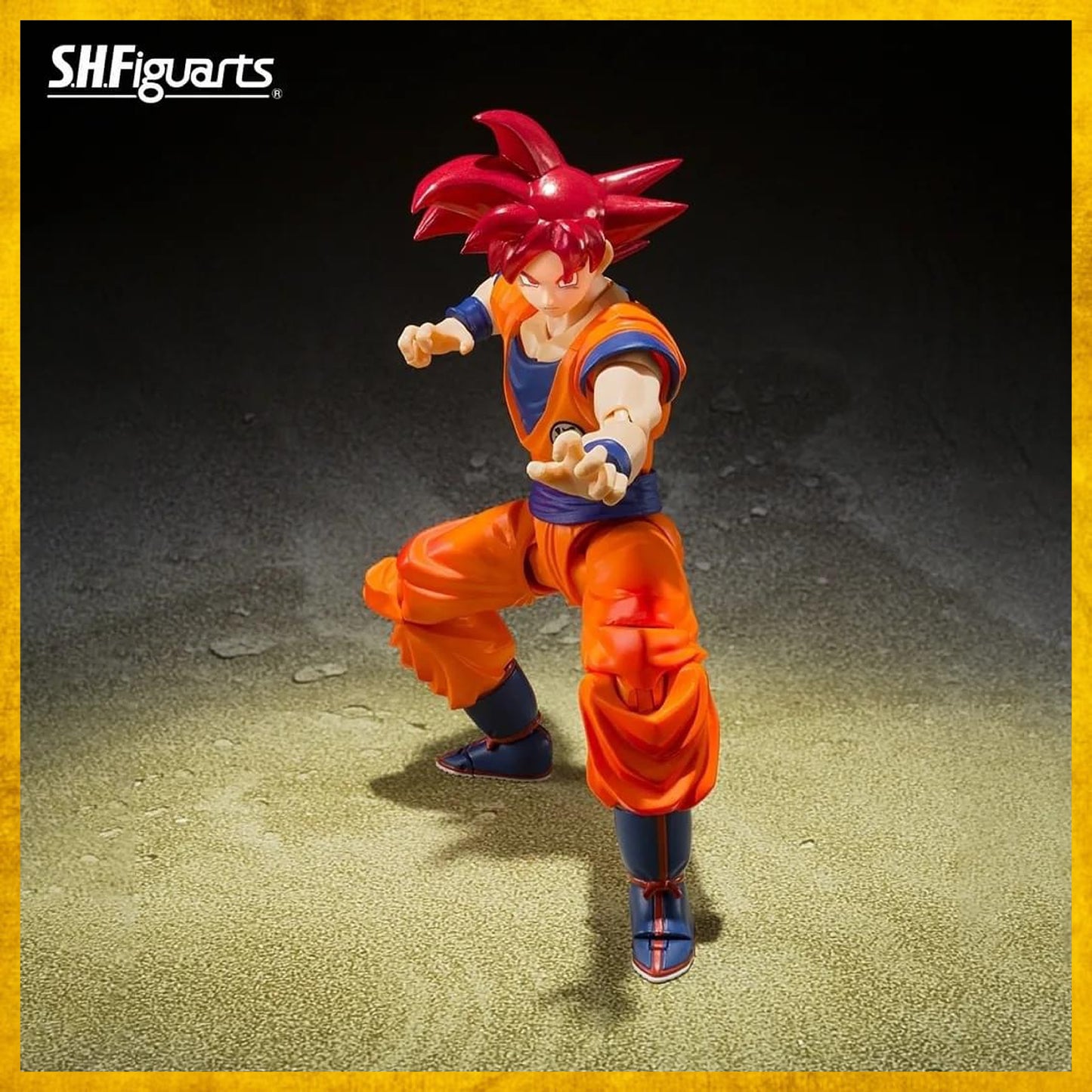 Figura Son Goku Super Saiyan God - S.H. Figuarts