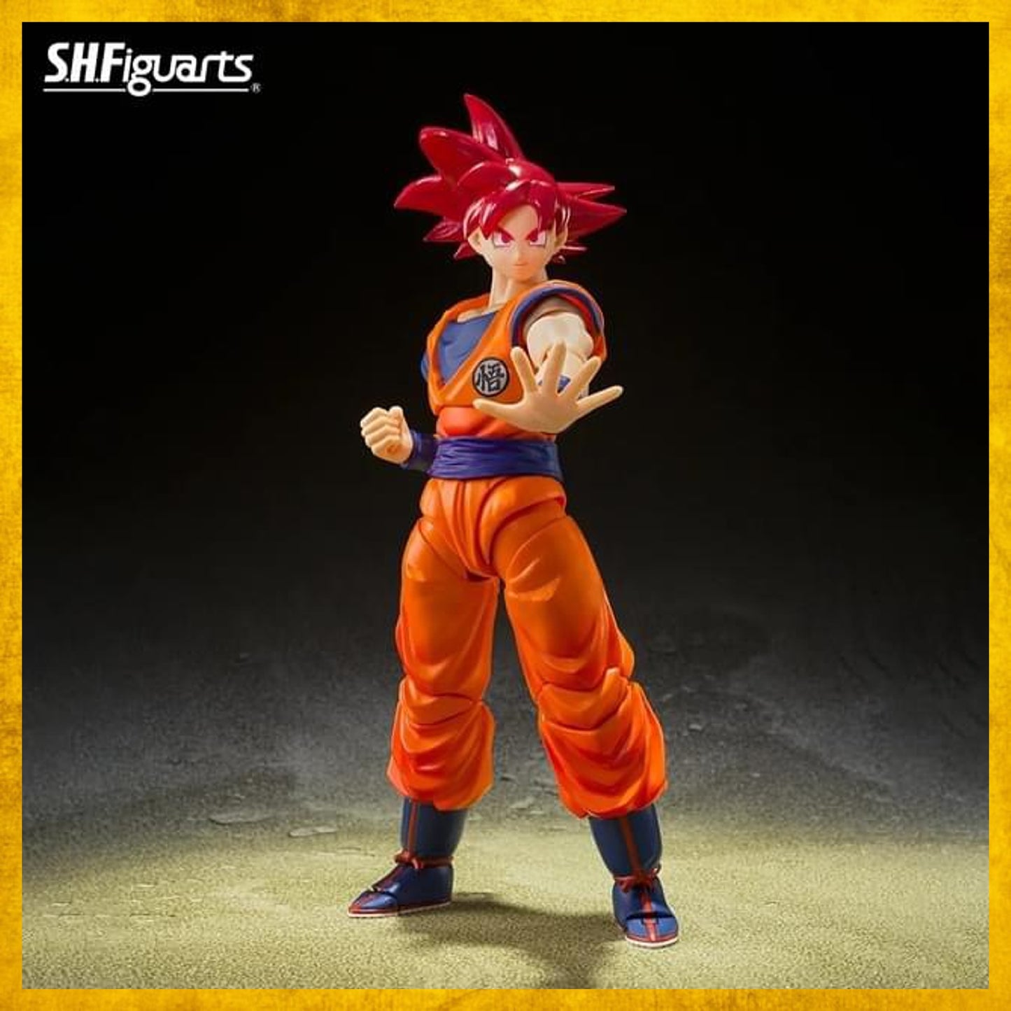 Figura Son Goku Super Saiyan God - S.H. Figuarts